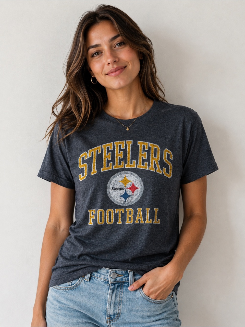 NFL Steelers Gray T-Shirt